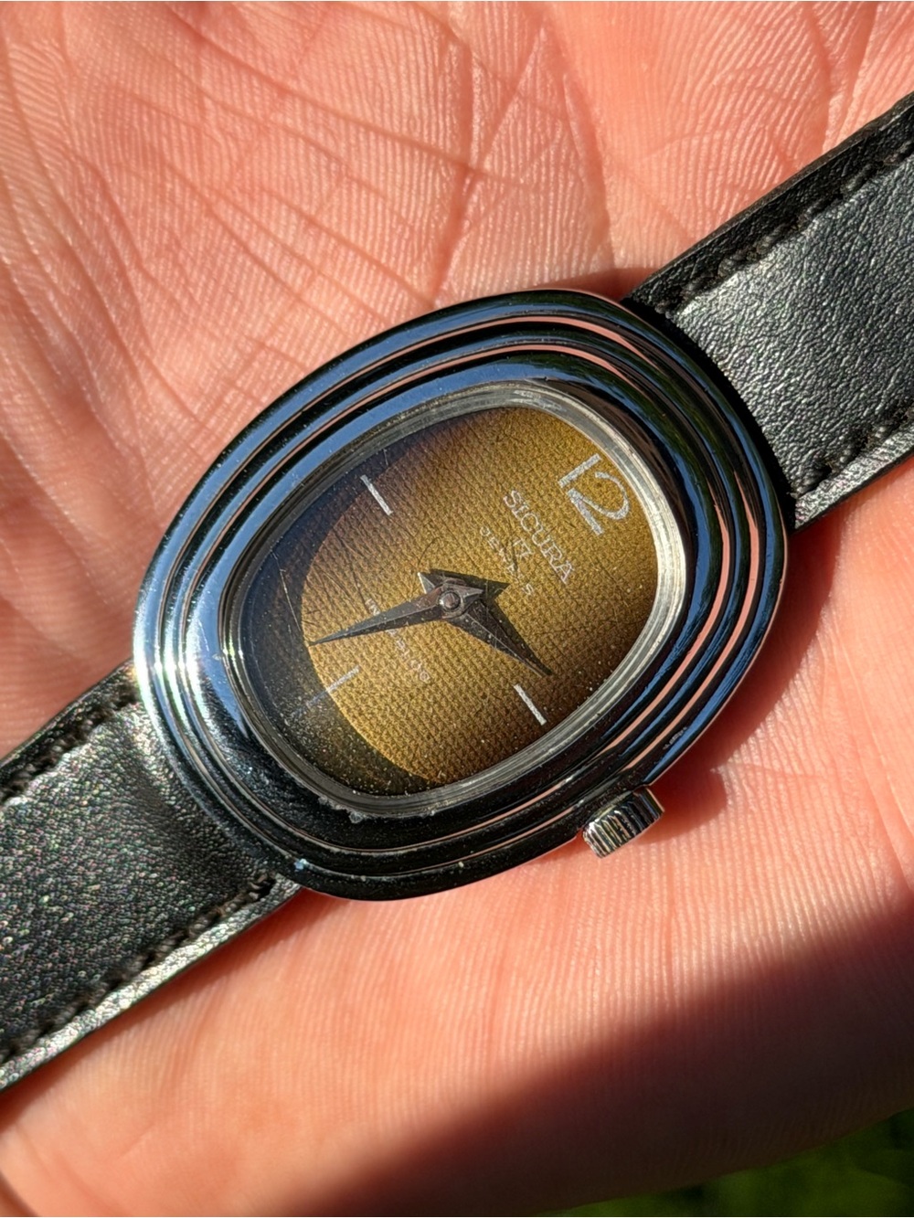 Vintage Men’s Sicura Honeycomb Baignore Watch - Picture 3 of 6